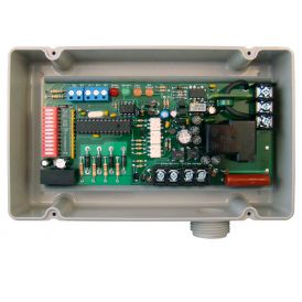 Functional Devices RIBTWX2401BBC - BACnet MS/TP Network Enclosed Relay Device; One Binary Output; Two Binary Inputs (One Current Sensor  One Dry Contact Digital Input); 24 Vac/dc/120 Vac Input